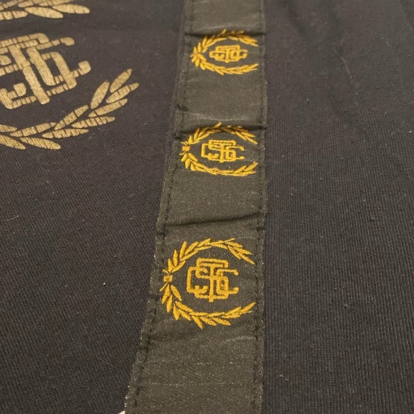 Black and gold crooks and castles hoodie - Picture 2 of 3